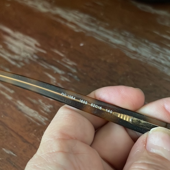 Dolce & Gabbana DG 3084 1659 brown tortoise rectangular eyeglasses with case - Picture 6 of 16